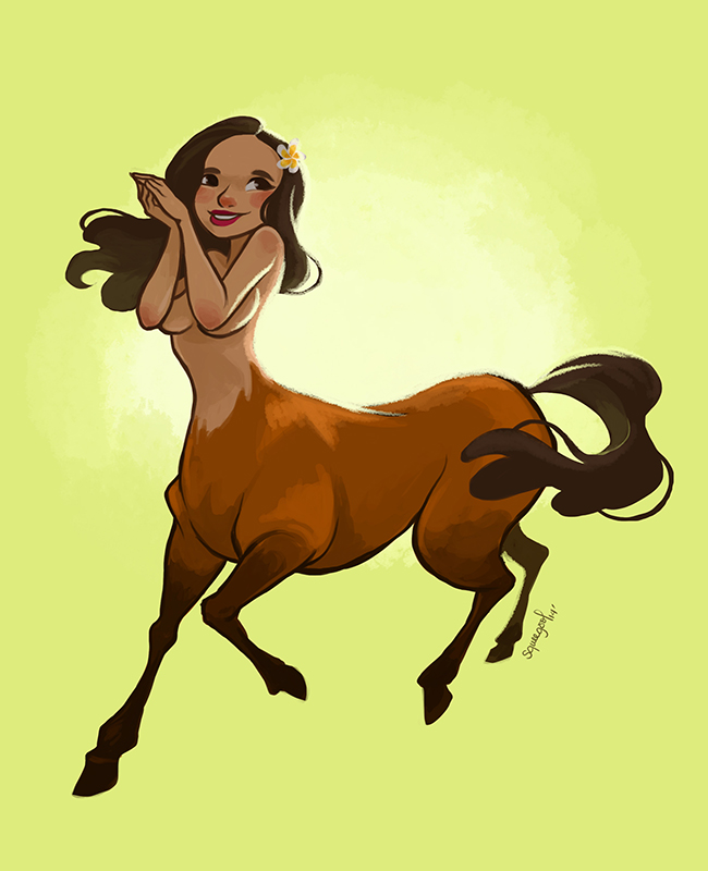 Female Centaur By Squeegool On DeviantArt.