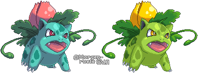 Ivysaur-Pixelart by Tinuvion