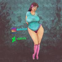 Curvy Pinup Adoptable OPEN (Auction) by dabuty