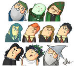 Some HP characters by albus119