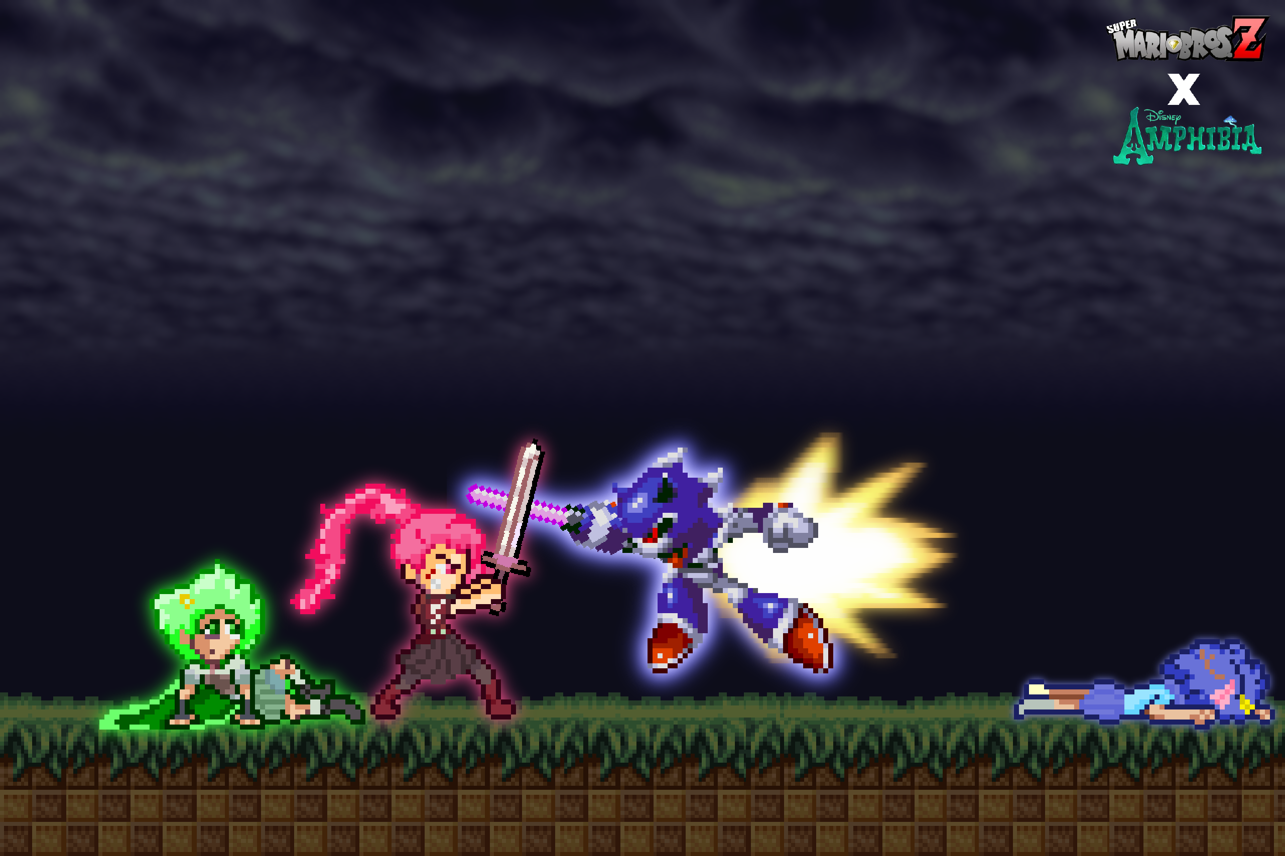 Last Stand (Amphibia x SMBZ) by Protogoji on DeviantArt