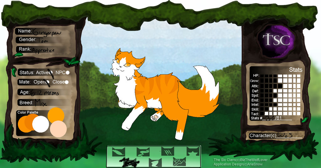 Gingerpaw of Sparkclan