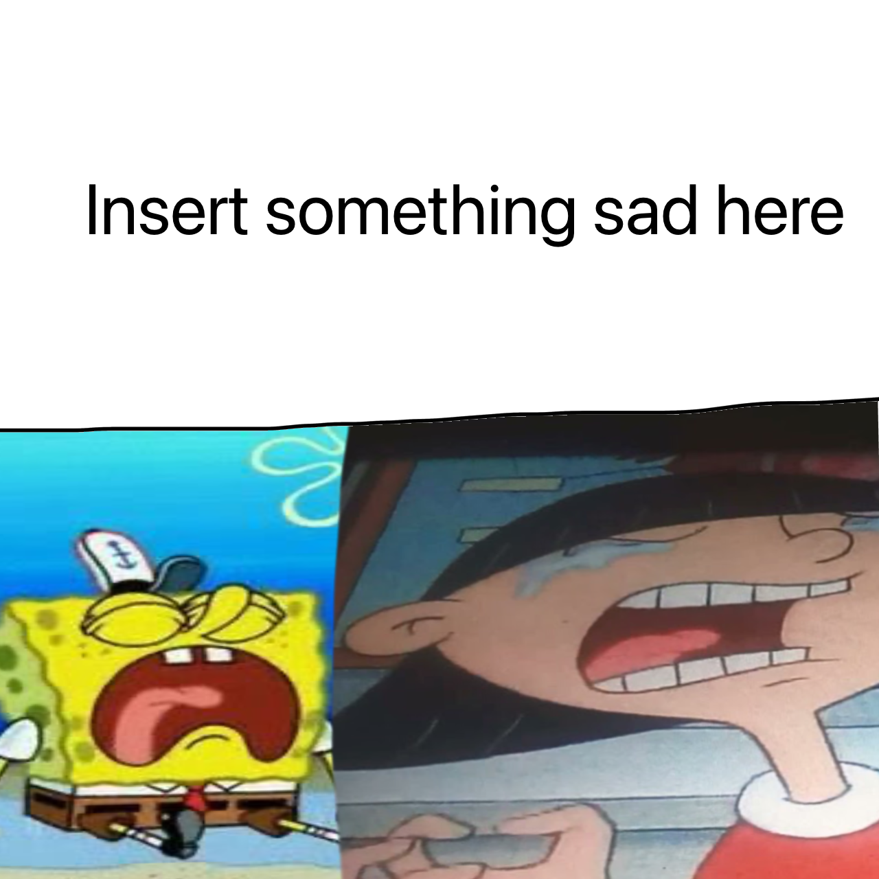 Sad and shocked spongebob meme template : r/InsiderMemeTrading