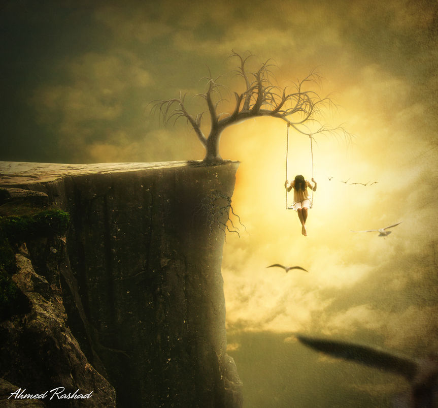 away from the world by Ahmed-Rashad-Art away from the world by Ahmed-Rashad-Art