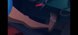 Rugrats go Wild debbie breaking in flip flops