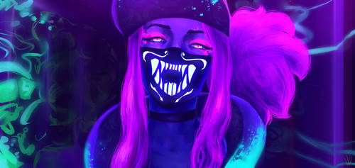 K/DA AKALI : League of Legends by Raven-Stag