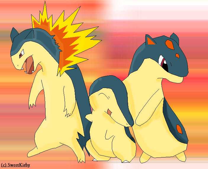 AT: Cyndaquil and evolutions