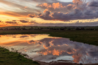 Sunset clouds