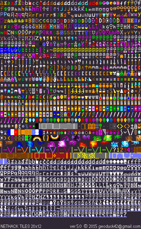 Tileset for NetHack 3.6.0