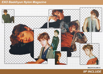 [SHARE PNGs] Baekhyun Nylon 9P Render Pack @EXO