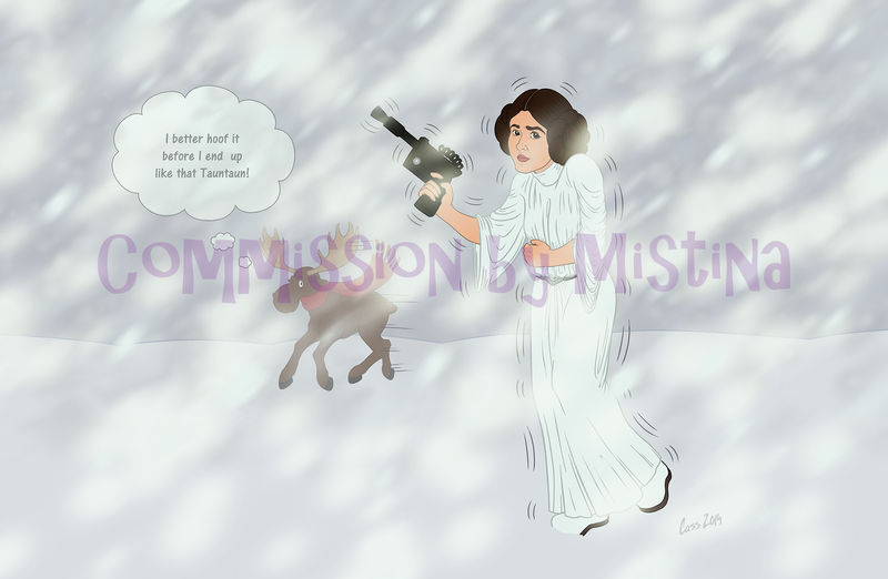 Commission - Princess Leia in Canada
