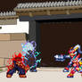 Vent and Ashe vs Evil ryu and Oni