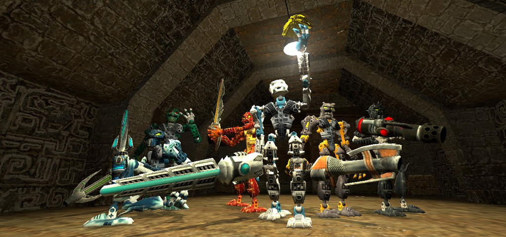 Toa Inika Combinder The Toa Inika with the Mask of Life by BlakeandAlex12 on DeviantArt