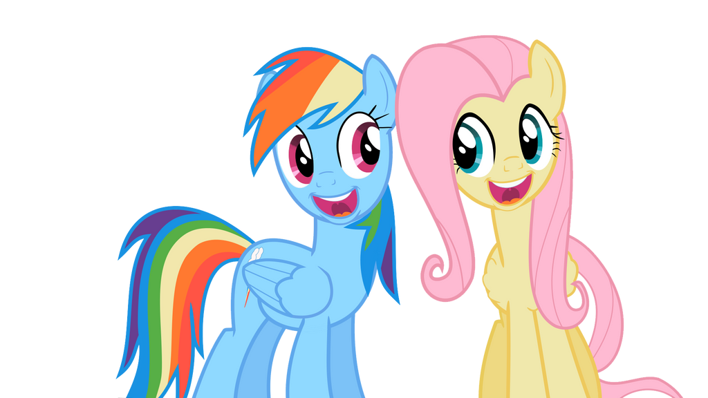 Rainbow Dash and Fluttershy Singing