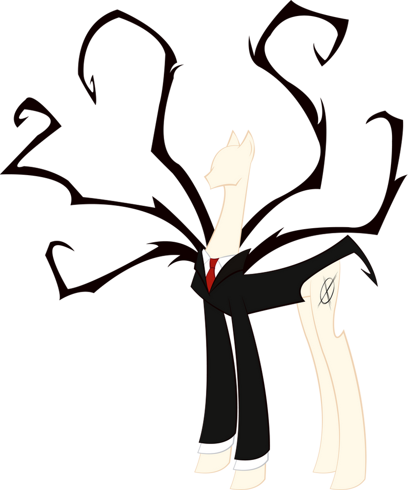 Mlp Slender Slender Pony by FreeCanvas on DeviantArt