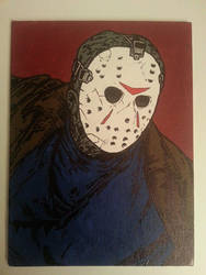 Jason Voorhees painting