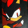 Shadow the Hedgehog painting