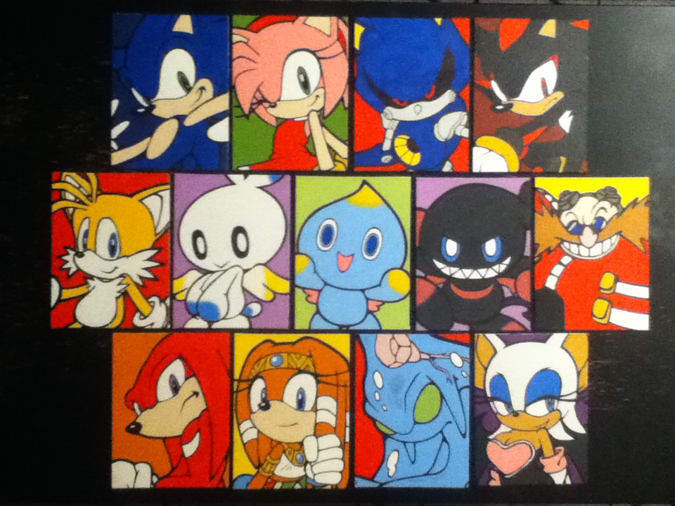 Sonic Adventure 2 paintings