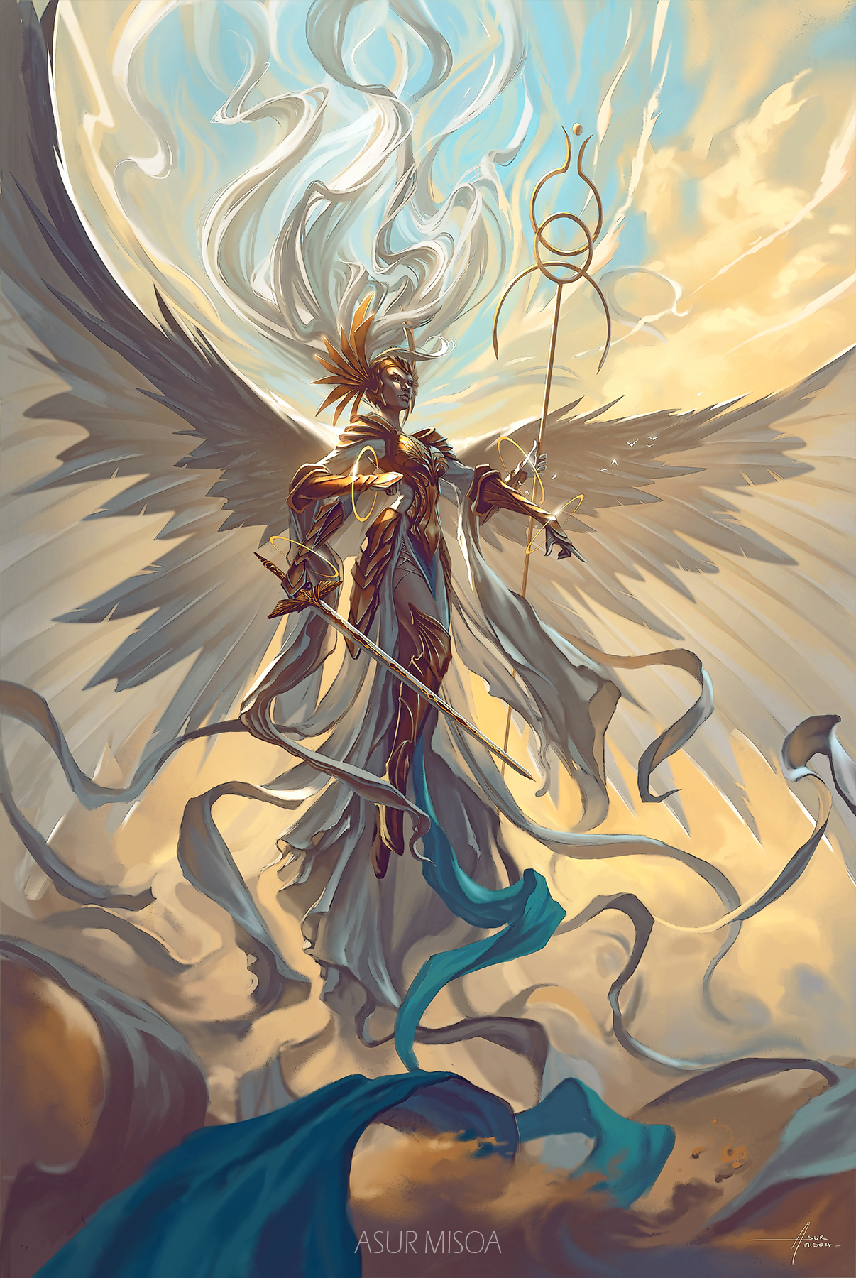 Angelic Dominus Dominic, Archangel of Judgment by Asur-Misoa on DeviantArt