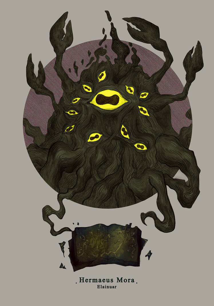 Hermaeus Mora - Daedric Prince Series by Elainuar on DeviantArt