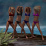 Beachgirls posing