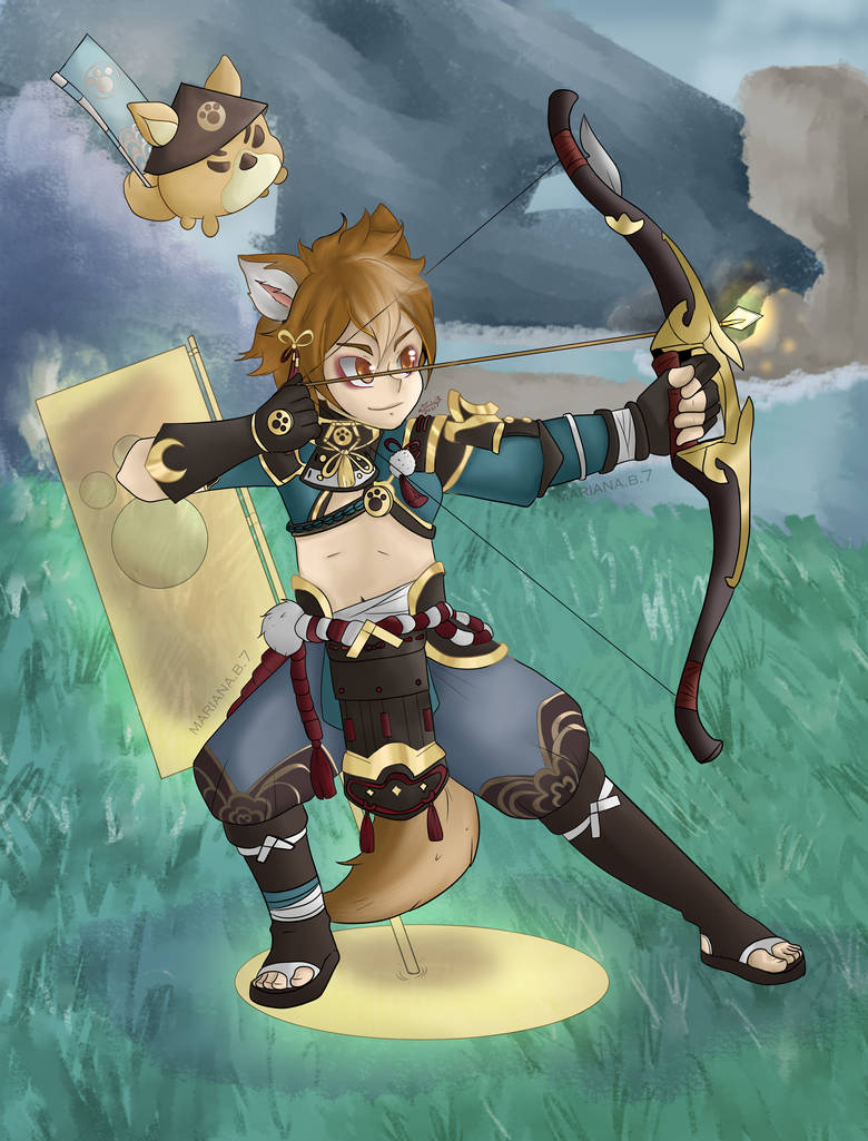Goaru gorou fanart, genshin impact by Marianab1773 on DeviantArt