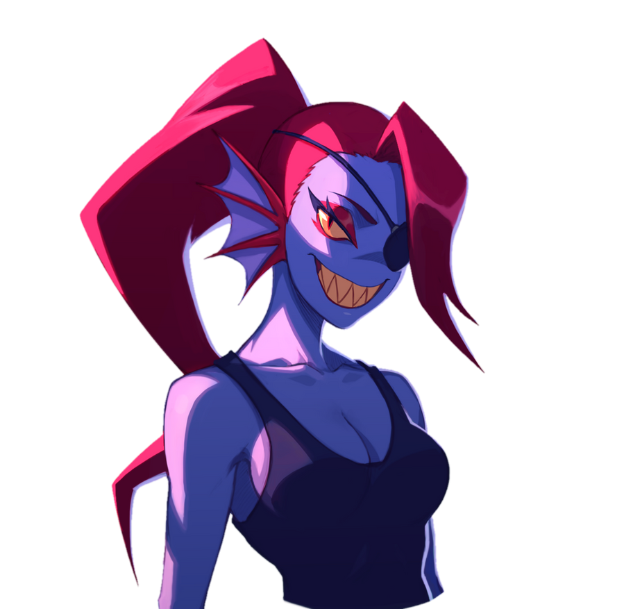 Undyne (Render) by lolma67 on DeviantArt