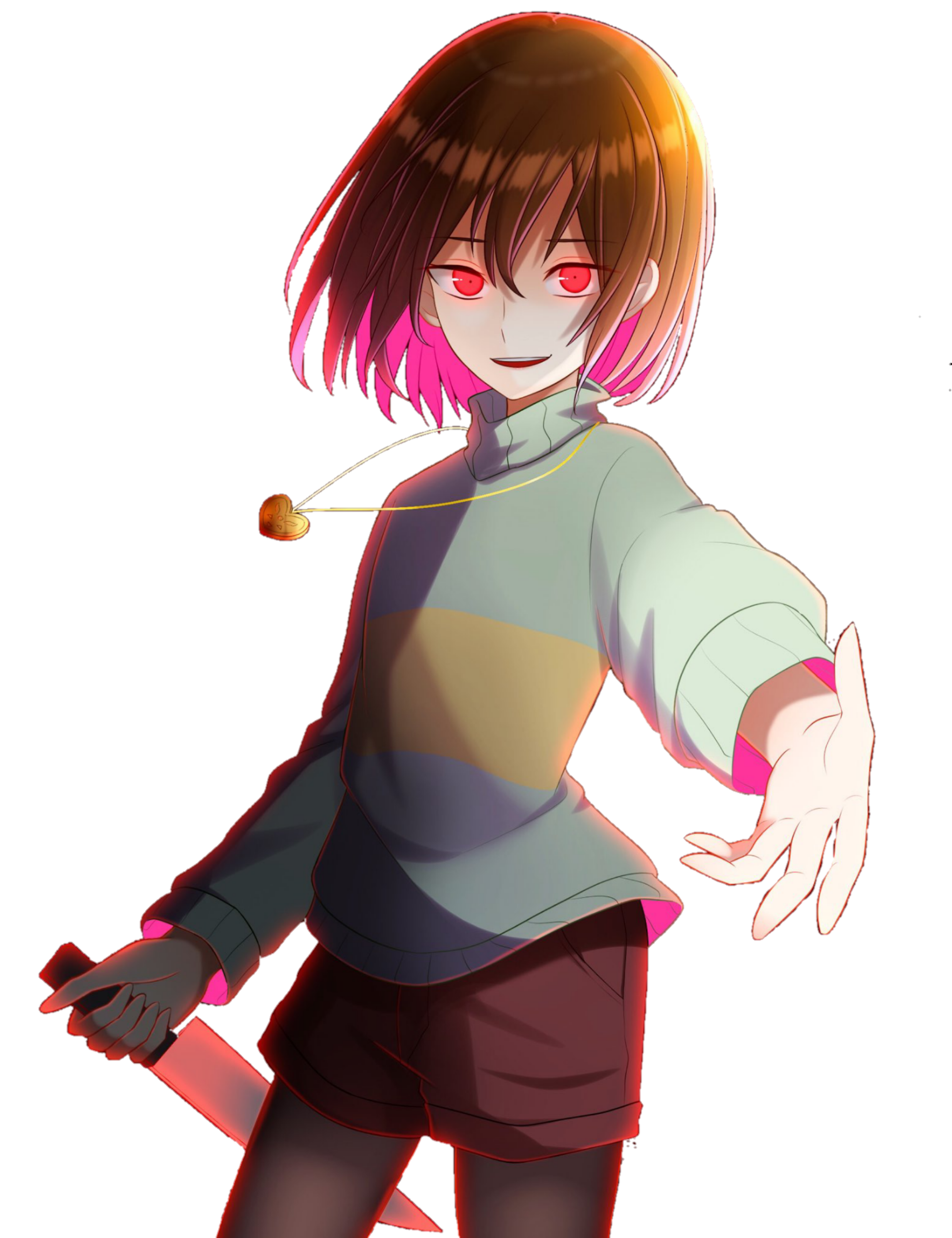 Chara Moving Fast Chara (Render 8) by lolma67 on DeviantArt