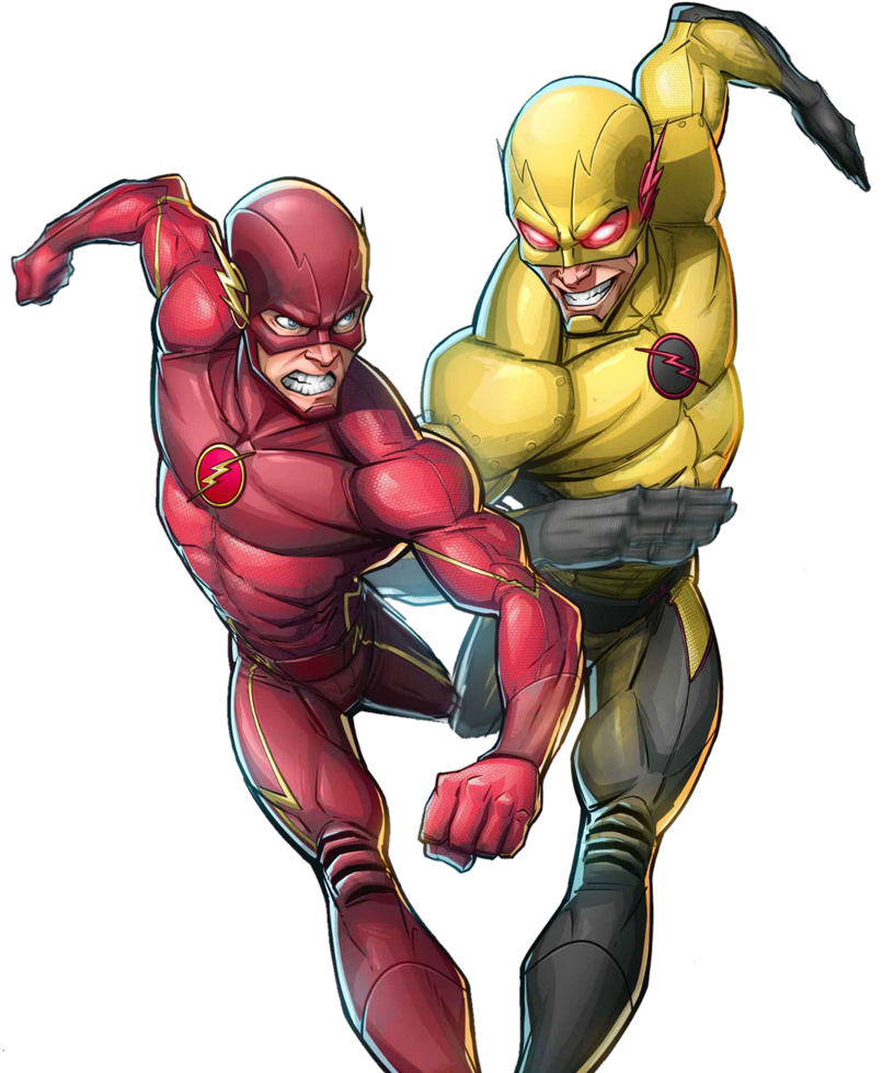 Flash X Reverse Flash Team Up Flash and Reverse Flash (Render) by lolma67 on DeviantArt