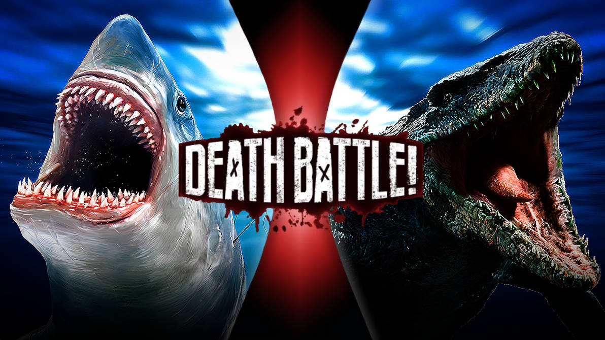 Megalodon VS Mosasaurus by lolma67 on DeviantArt