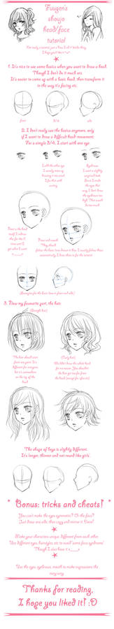 shoujo face/head walkthrough