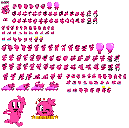 Sonic 3air Extra Slot Amy Rose sprites by fuzehug4 on DeviantArt