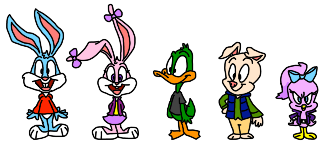 Tiny toons characters deals