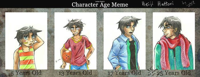 Character Age Meme: Heiji Hattori