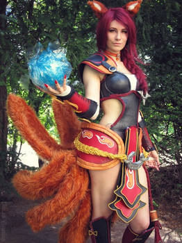 Foxfire Ahri Cosplay - Play time's over~