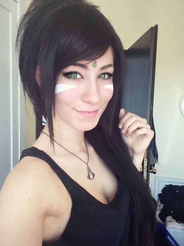 Nidalee WIP ~ Makeup and wig test