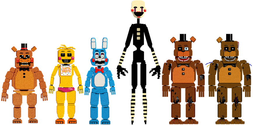 FNaF - Ultimate Custom Night Icons Remake V2 by Puppetio on DeviantArt