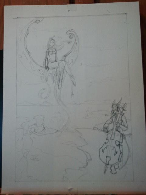 Moonlight Cello WIP