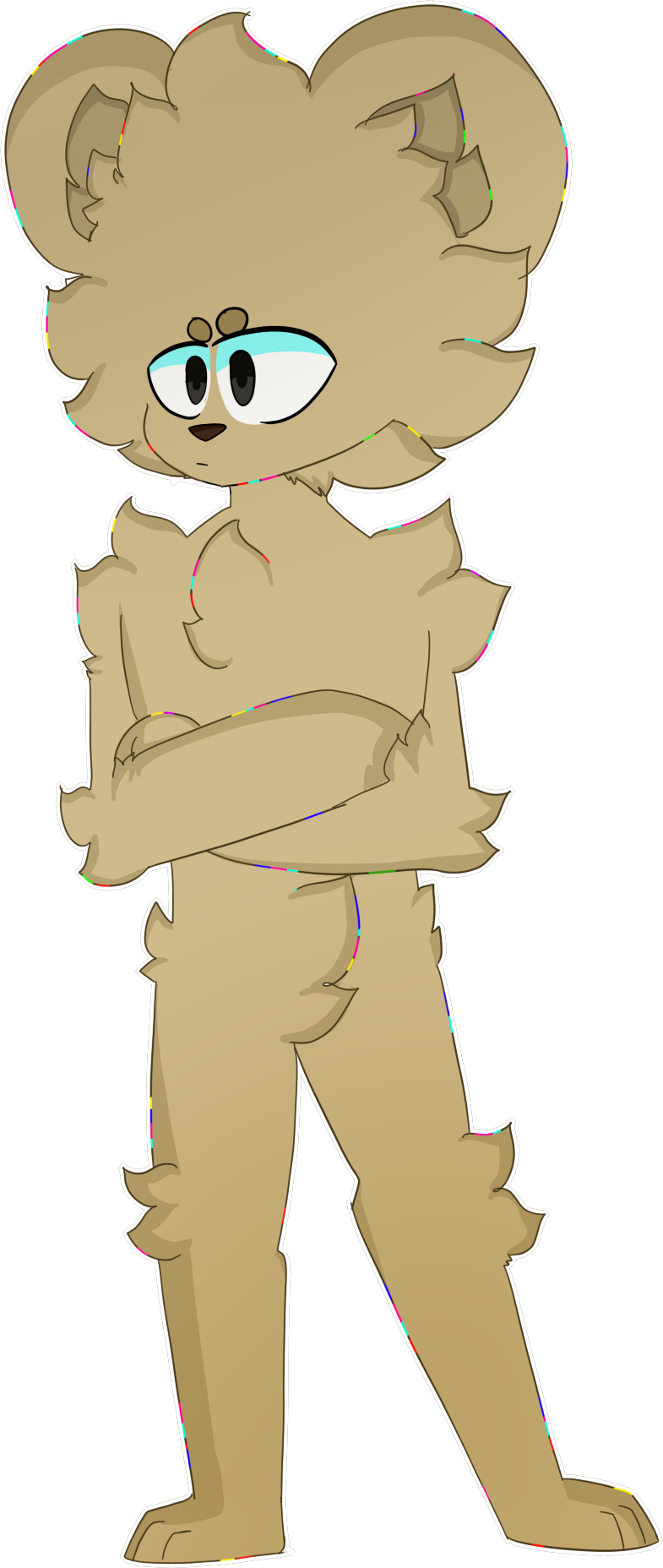 this is Sam, from a Roblox game: Bear alpha -) by Panbel on DeviantArt