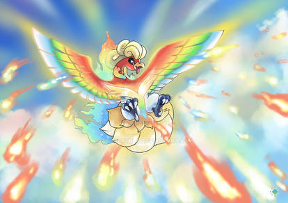 Ho-oh - High quality by KirbytehPink on DeviantArt
