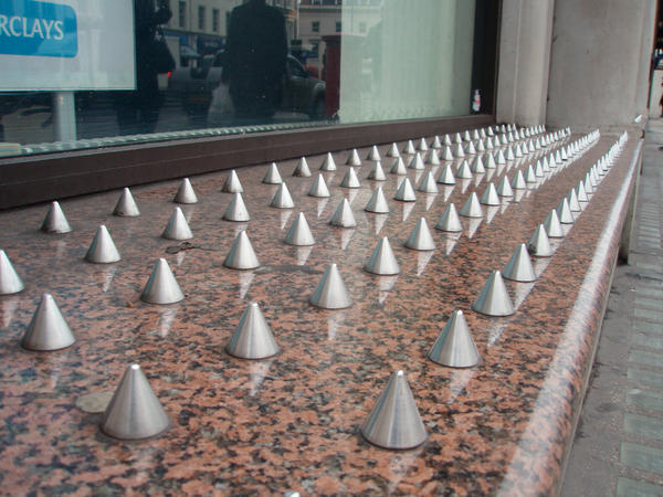 Spikes on a Bench