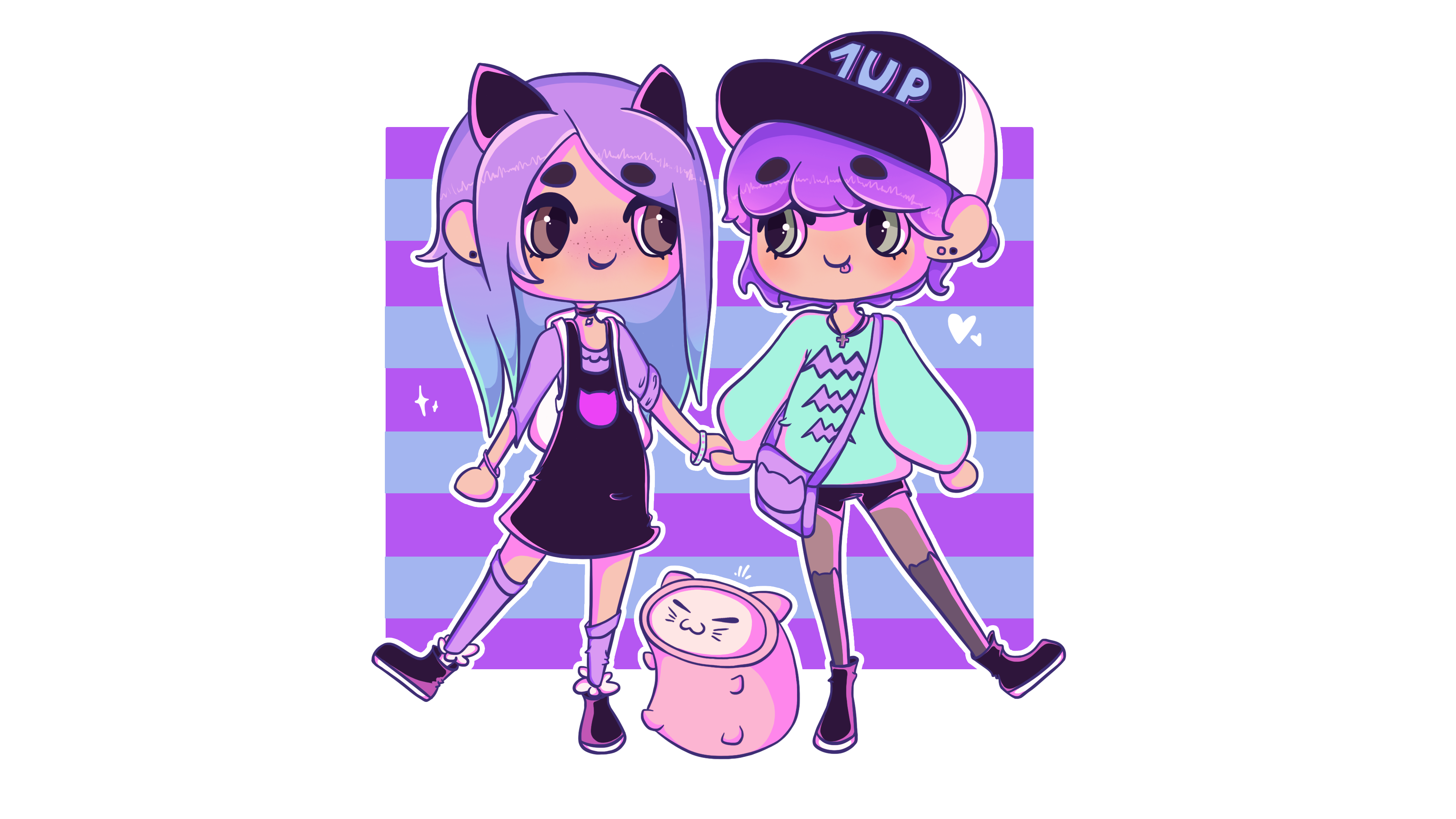 Calling Friend Chibi Chibi Friends by xMadameLouise on DeviantArt
