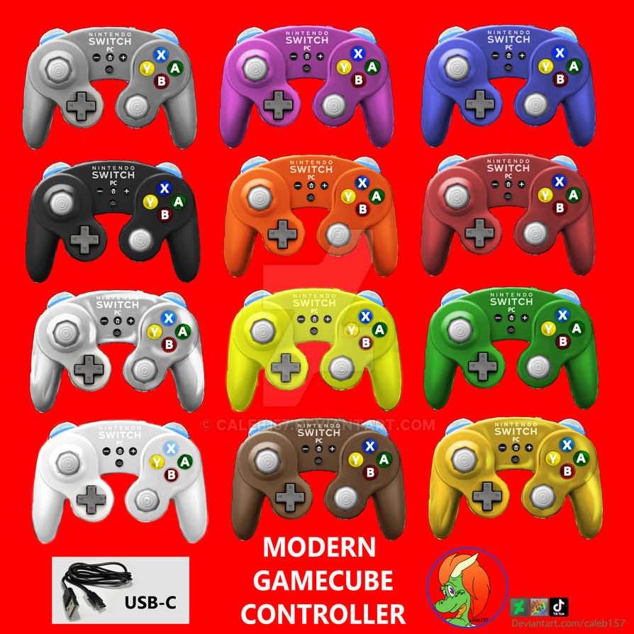 Modern GC controller by caleb157 on DeviantArt