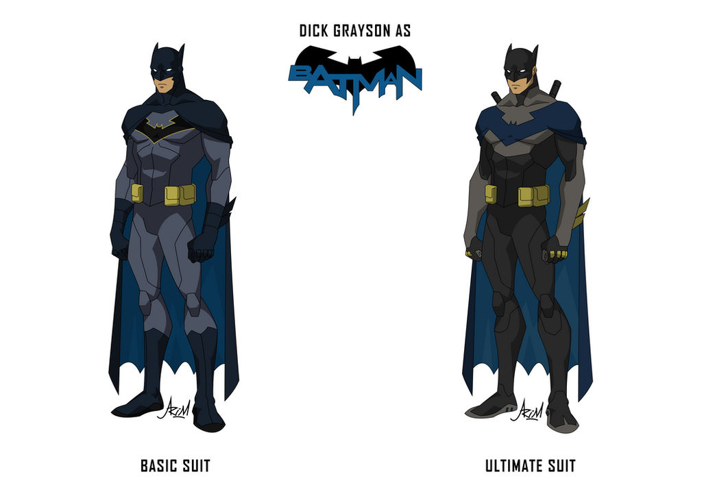 Batman (Dick Grayson) Variations by Ari-M94 on DeviantArt