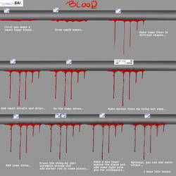 Tutorial - Dripping blood