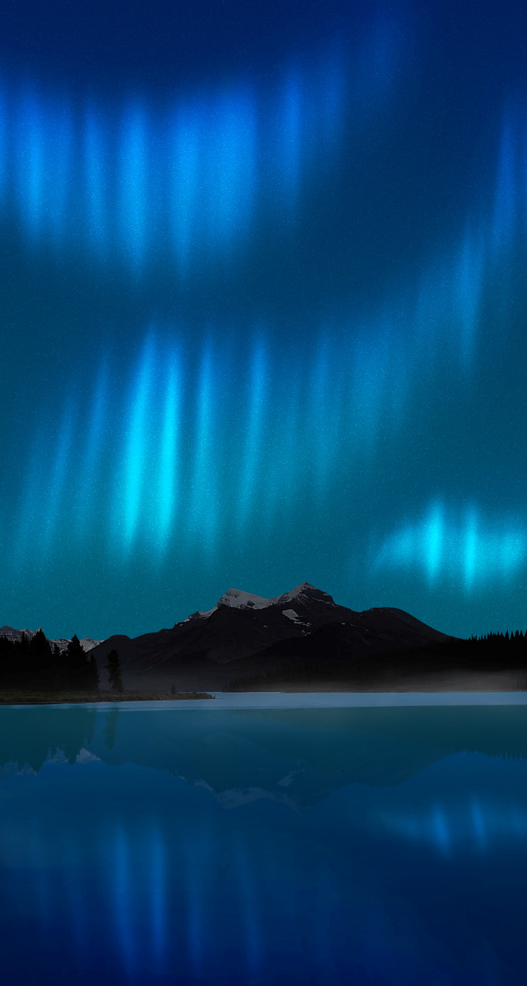Borealis Reflections - iPhone 5 iOS 7 Wallpaper by anxanx on DeviantArt Borealis Reflections - iPhone 5 iOS 7 Wallpaper by anxanx on DeviantArt
