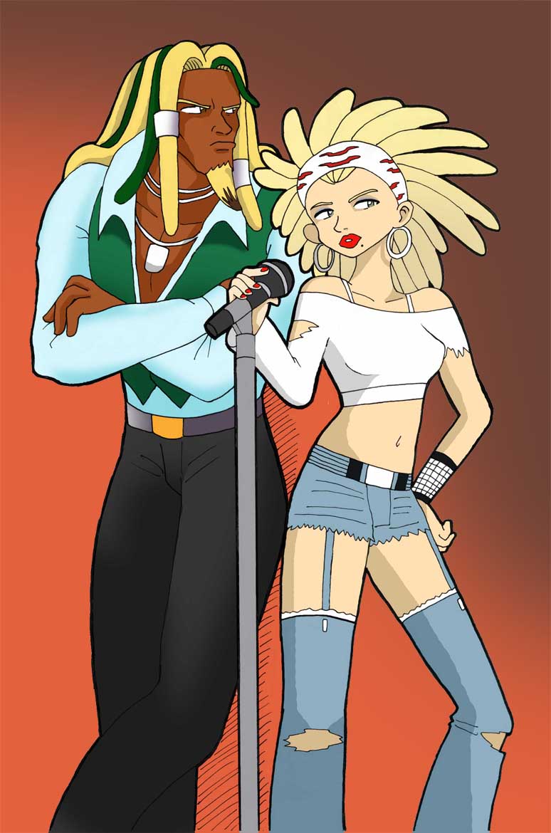 GH Xavier Stone and F Singer by SandikaRakhim on DeviantArt