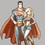 Superman and Supergirl