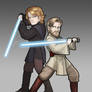 STAR WARS Obi-Wan Kenobi and Anakin Skywalker