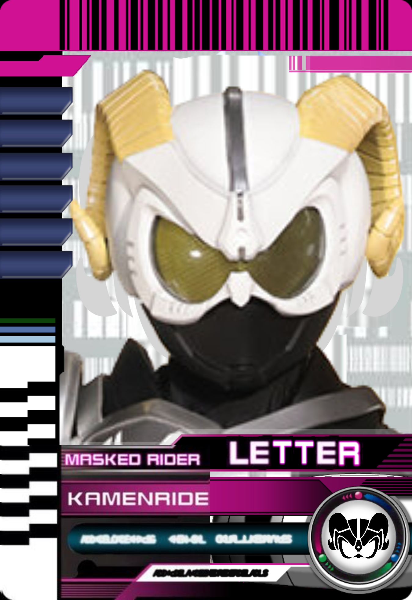 Fantasy Letter Rider Kamen Rider Letter Rider Card by AlbinoJoker4 on DeviantArt